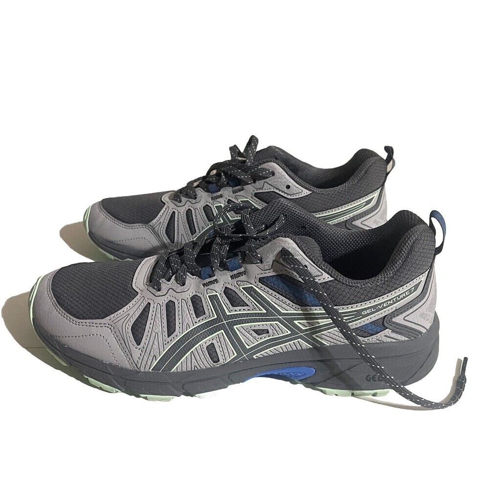 ASICS Women’s Gel-Venture 8 Trail Running Shoes Size 10 Gray Green 1012A476